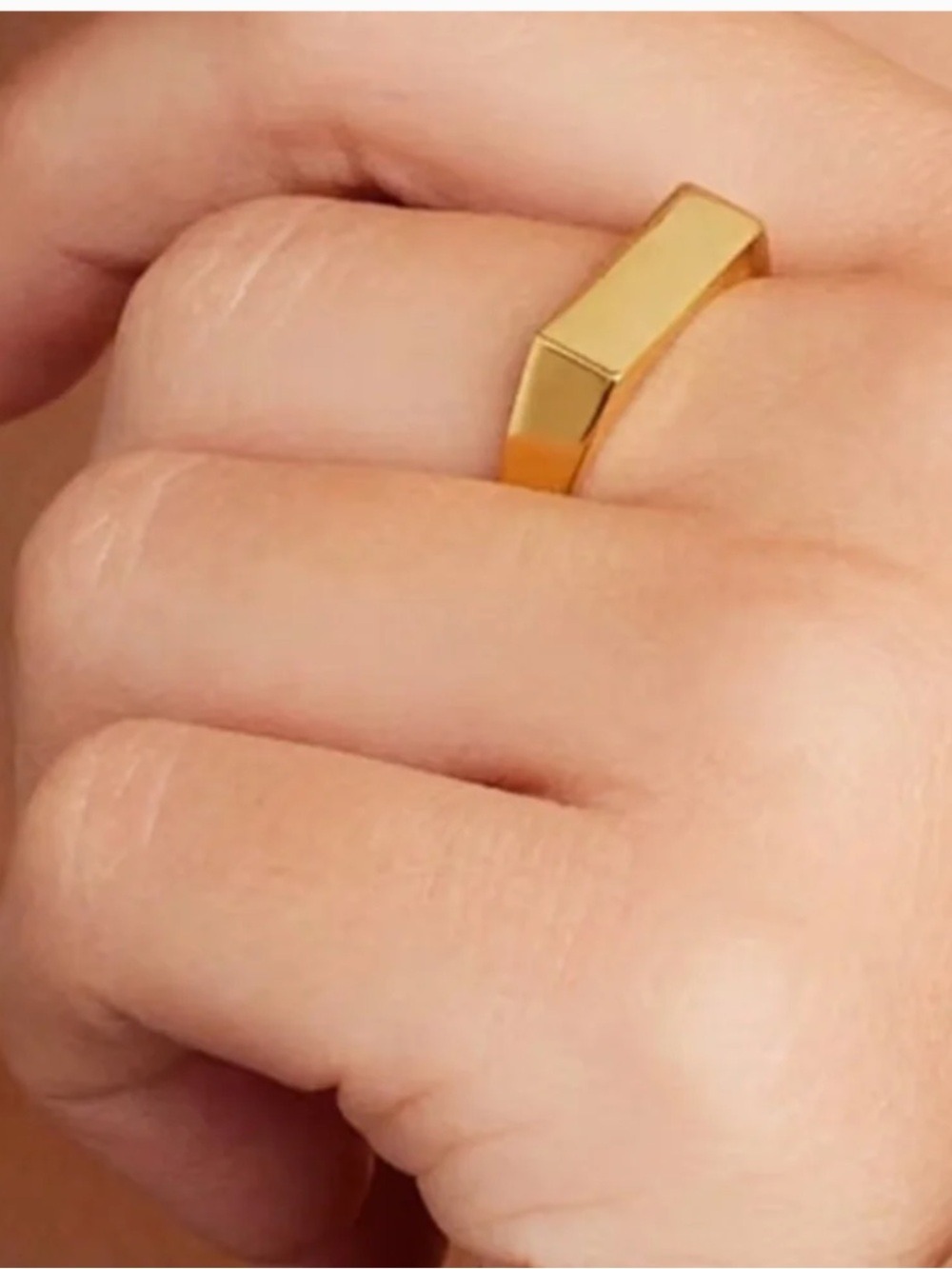 Gorjana Bespoke Wilder Engravable Ring 8 New